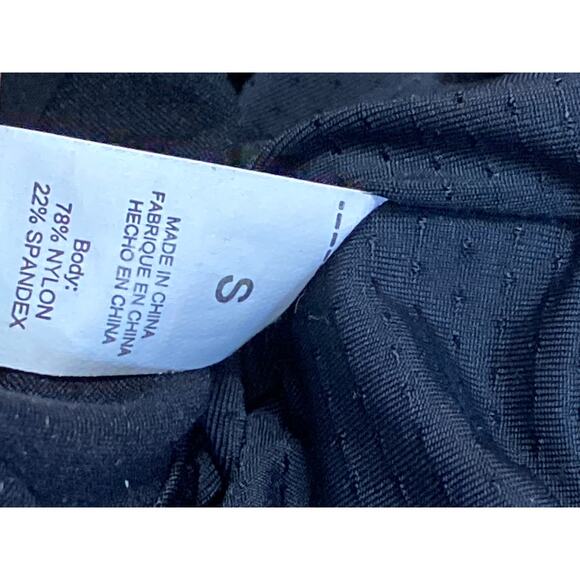 Qinsen Women's Black Sleeveless Square Neck Skinny Activewear Yoga Jumpsuit Sz S - Picture 4 of 4